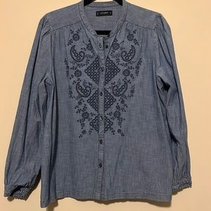 🌻Lucky Brand Chambray Top